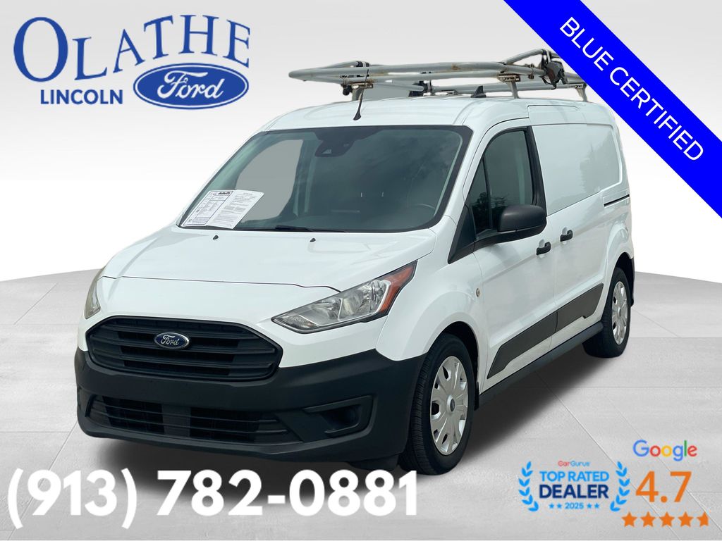 Frozen White 2019 Ford Transit Connect Van Front-Wheel Drive 8-Speed Automatic