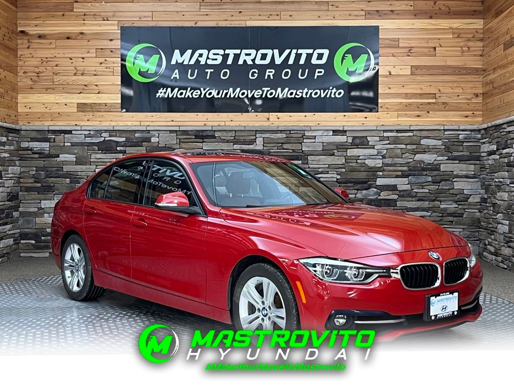 Melbourne Red Metallic 2016 BMW 3 Series Sedan All-Wheel Drive 8-Speed Automatic