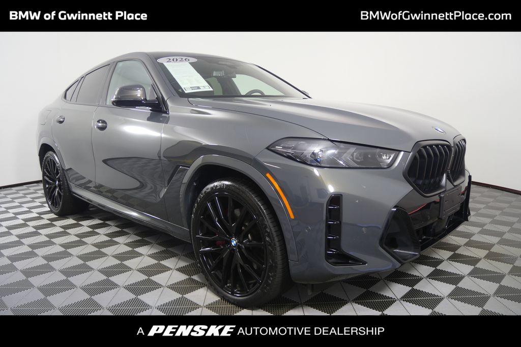 Gray Metallic 2026 BMW X6 SUV / Crossover All-Wheel Drive 8-Speed Automatic