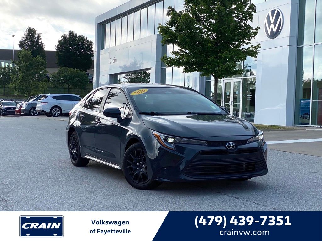 Underground 2026 Toyota Corolla LE FWD Sedan Front-Wheel Drive Continuously Variable Transmission