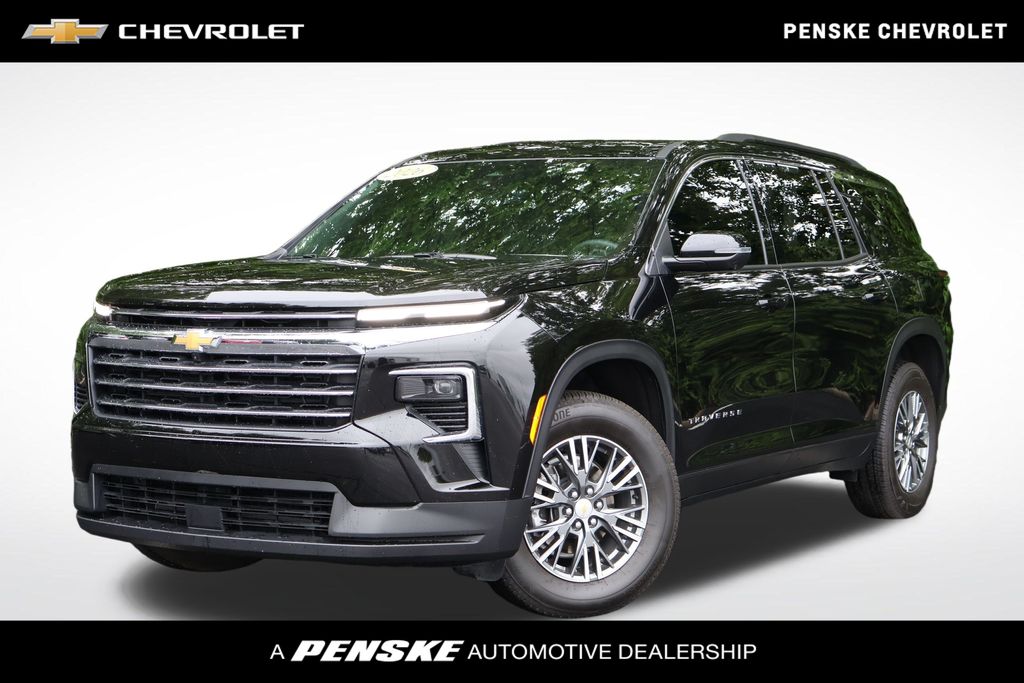 Black Metallic 2026 Chevrolet Traverse SUV / Crossover Four-Wheel Drive 8-Speed Automatic