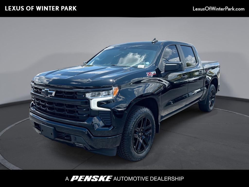 Black 2022 Chevrolet Silverado 1500 RST Crew Cab 4WD Pickup Truck Four-Wheel Drive Automatic