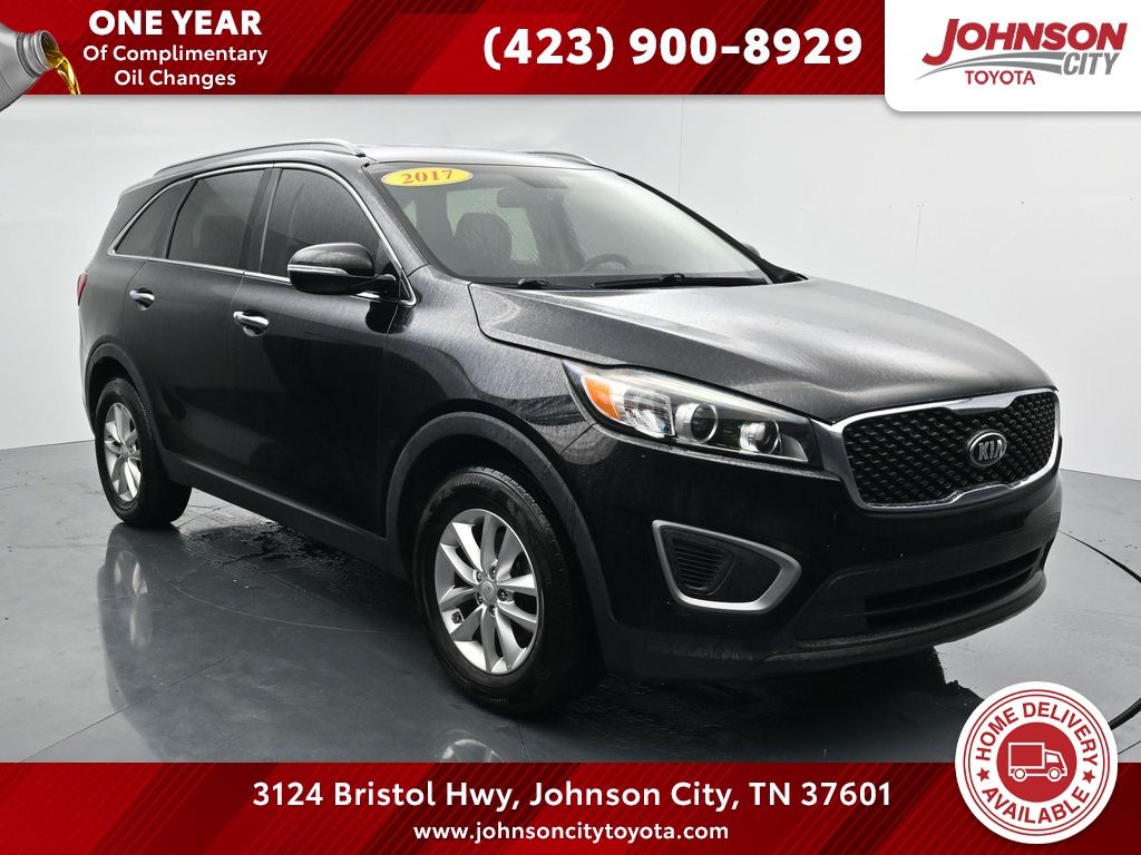Ebony Black 2017 Kia Sorento SUV / Crossover Front-Wheel Drive 6-Speed Automatic