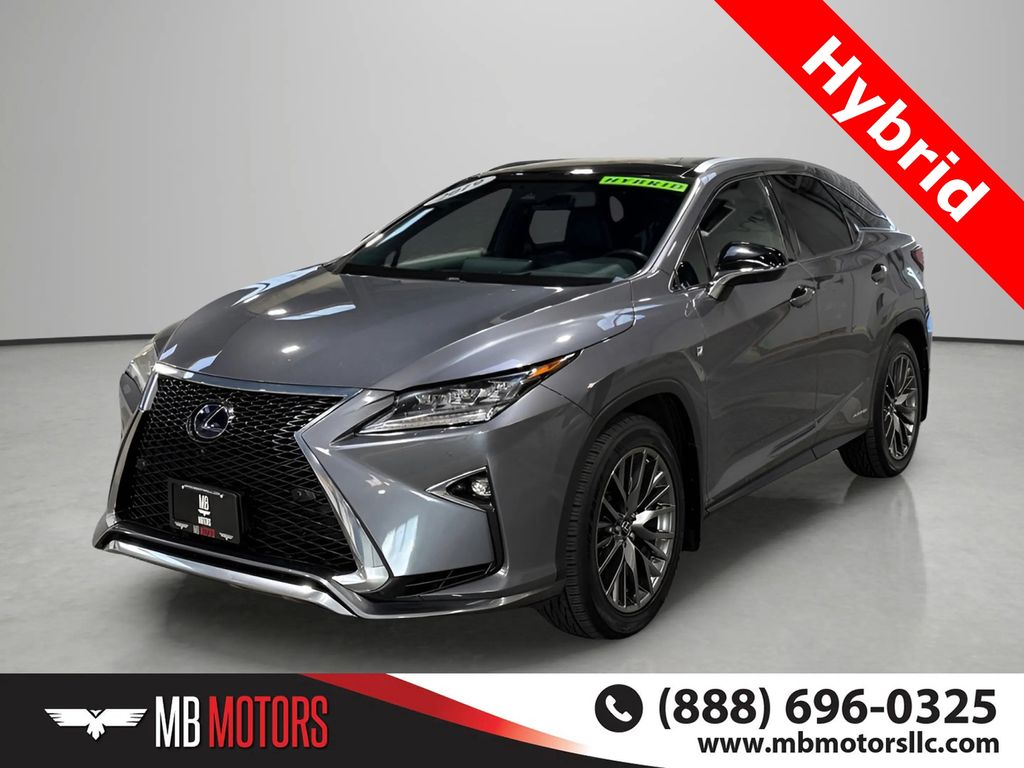 Gray Pearl 2019 Lexus RX Hybrid 450h F Sport AWD SUV / Crossover All-Wheel Drive Continuously Variable Transmission
