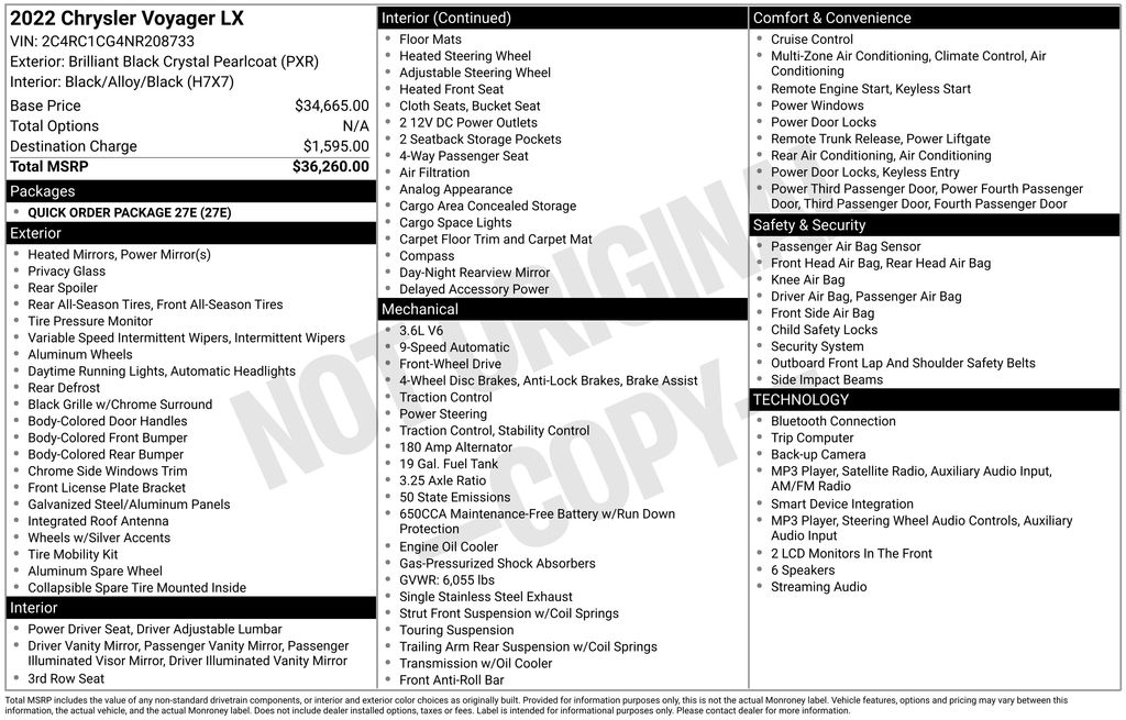 Used 2022 Black Chrysler LX image 2