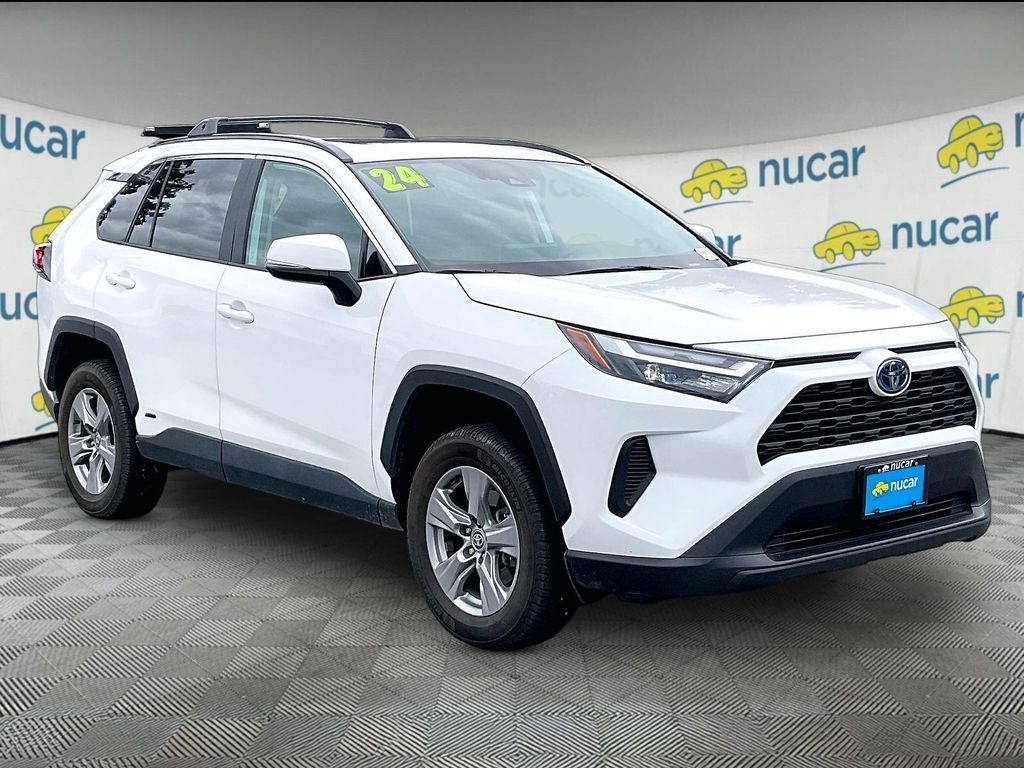 White 2024 Toyota RAV4 Hybrid SUV / Crossover All-Wheel Drive Continuously Variable Transmission