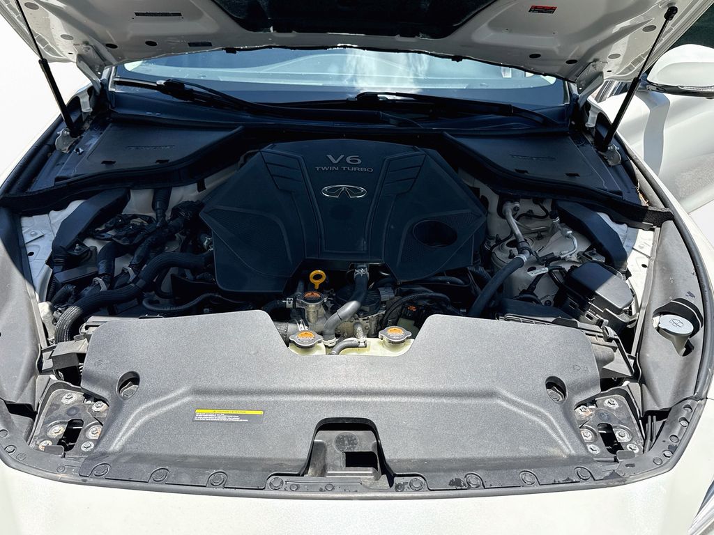 2023 INFINITI Q50 LUXE White at AutoSavvy Houston Northwest