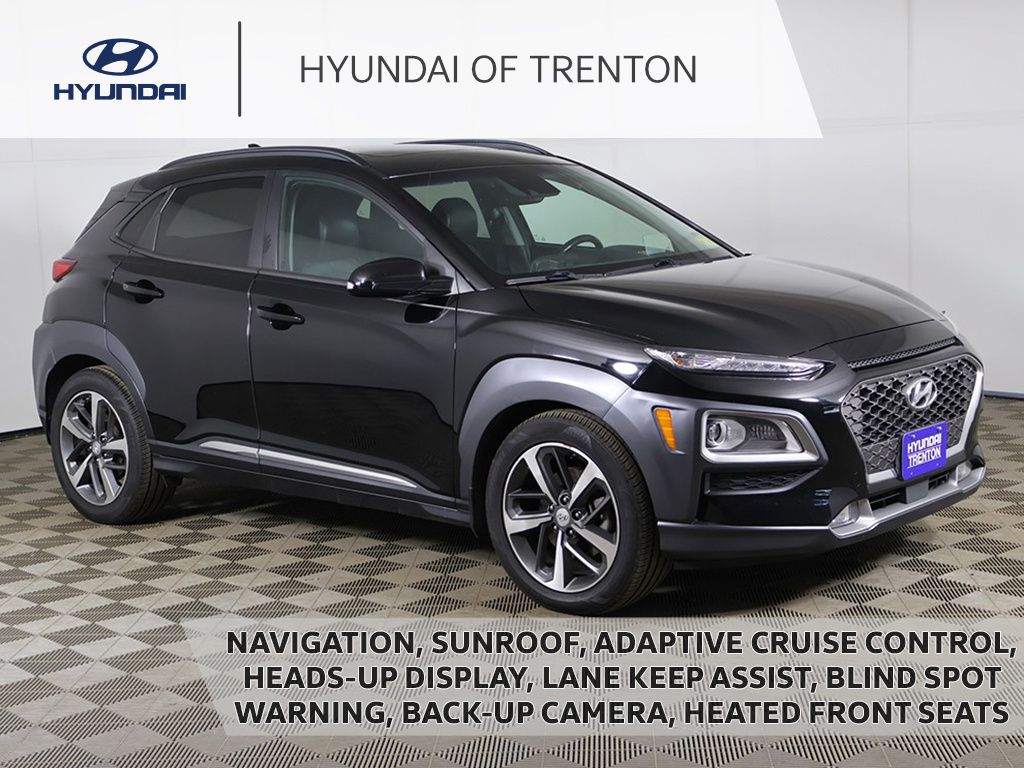 Ultra Black 2021 Hyundai Kona SUV / Crossover All-Wheel Drive 7-Speed Automatic