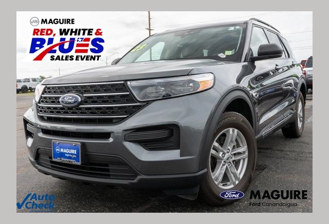 Gray Metallic 2023 Ford Explorer SUV / Crossover All-Wheel Drive Automatic