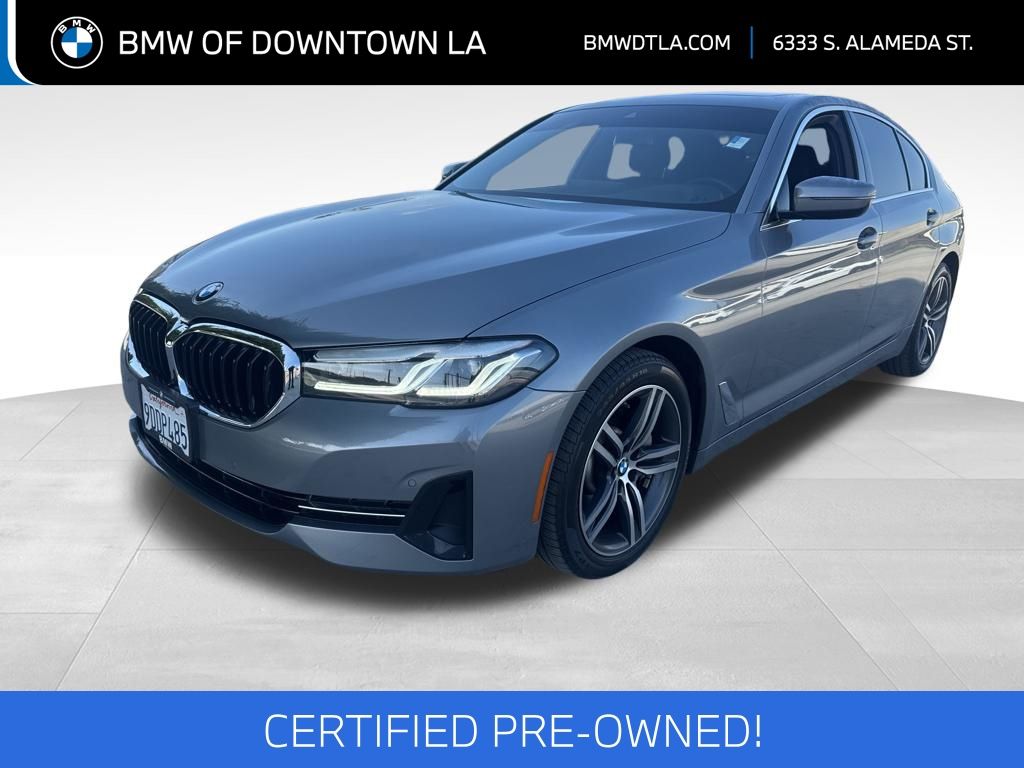 Skyscraper Gray Metallic 2023 BMW 5 Series 530i RWD Sedan Rear-Wheel Drive 8-Speed Automatic