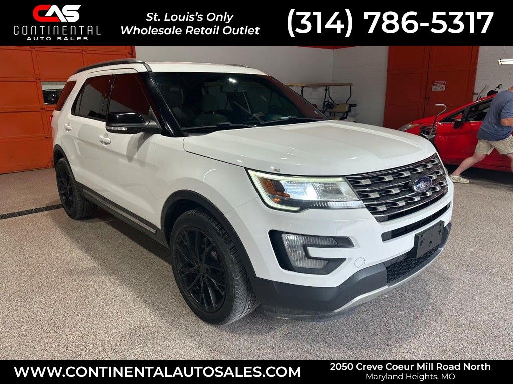 Oxford White 2016 Ford Explorer XLT 4WD SUV / Crossover All-Wheel Drive 6-Speed Automatic