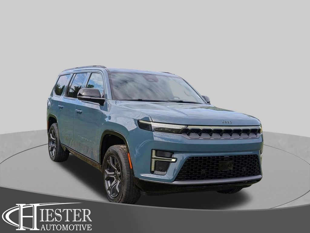 Gray (Steel Blue) 2026 Jeep Grand Wagoneer SUV / Crossover Four-Wheel Drive 8-Speed Automatic