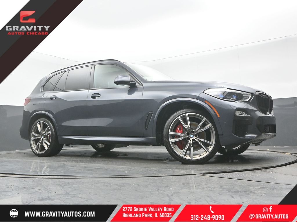 Arctic Gray Metallic 2021 BMW X5 M50i xDrive AWD SUV / Crossover All-Wheel Drive 8-Speed Automatic