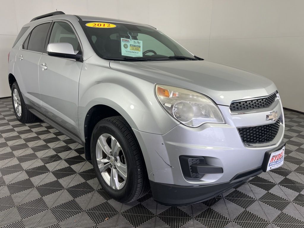Silver Ice Metallic 2012 Chevrolet Equinox 1LT FWD SUV / Crossover Front-Wheel Drive 6-Speed Automatic Overdrive