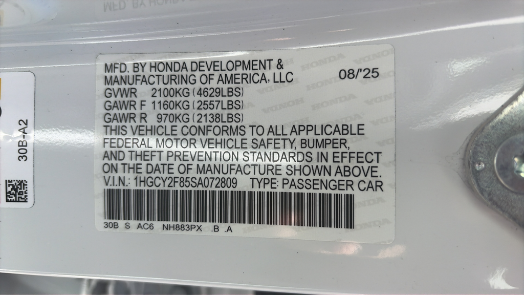 Certified Used 2025 Platinum White Honda Touring image 27