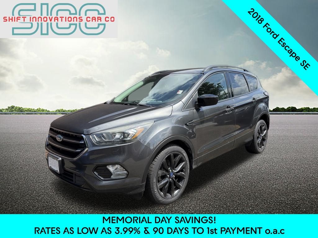 Gray (Magnetic) 2018 Ford Escape SE FWD SUV / Crossover Front-Wheel Drive 6-Speed Automatic