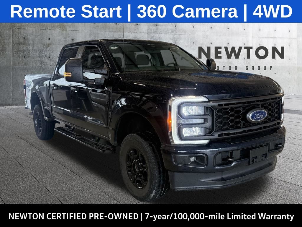 Antimatter Blue Metallic 2023 Ford F-250 Super Duty Pickup Truck Four-Wheel Drive Automatic