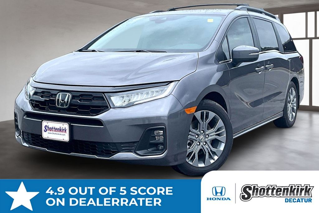 Gray (Modern Steel Metallic) 2026 Honda Odyssey Touring FWD Minivan Front-Wheel Drive Automatic