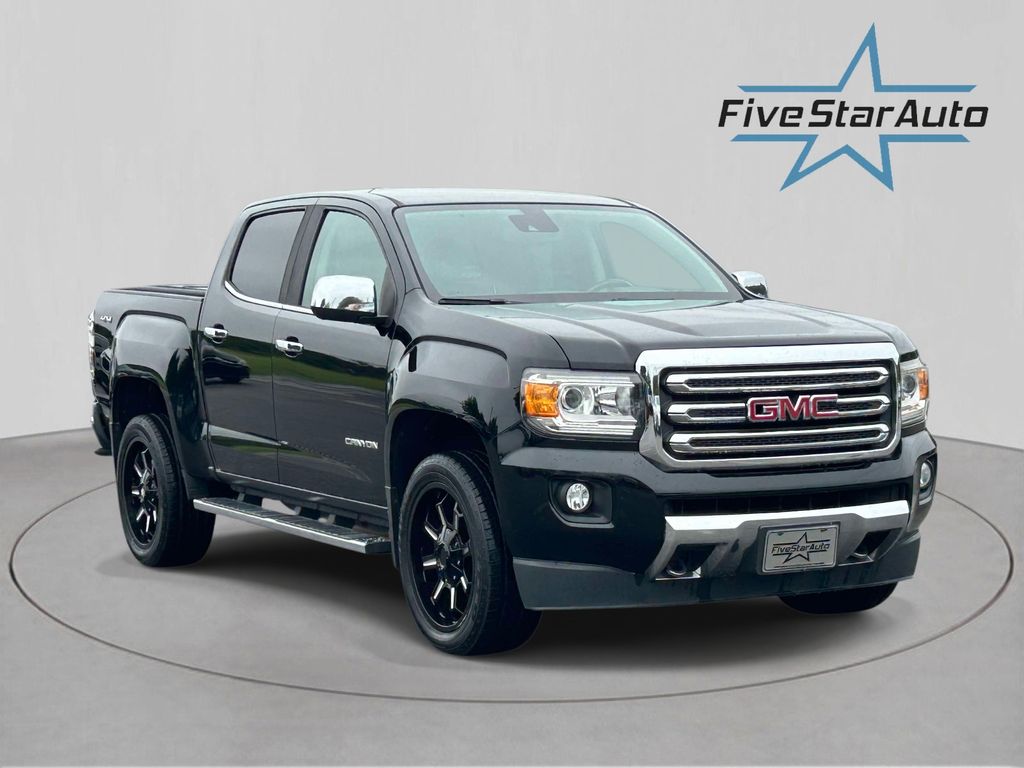 Onyx Black 2016 GMC Canyon Pickup Truck Four-Wheel Drive 6-Speed Automatic