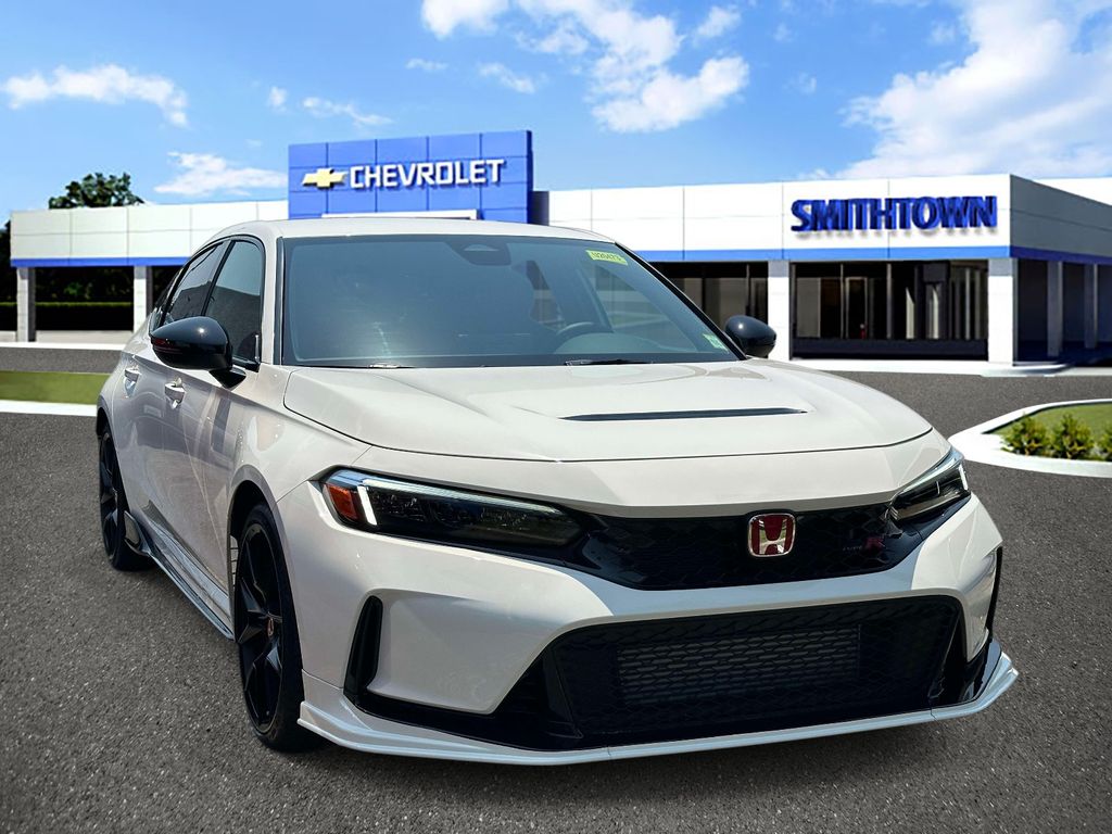 Championship White 2025 Honda Civic Type R Hatchback Front-Wheel Drive 6-Speed Manual