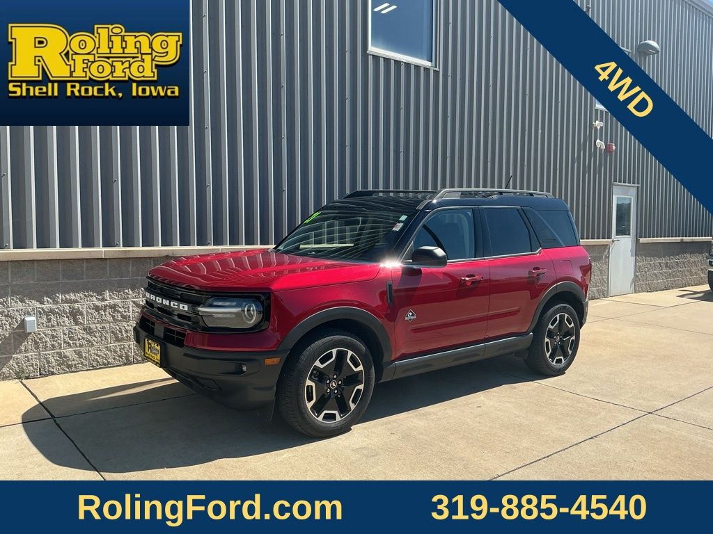 Rapid Red Metallic Tinted Clearcoat 2021 Ford Bronco Sport SUV / Crossover All-Wheel Drive 8-Speed Automatic