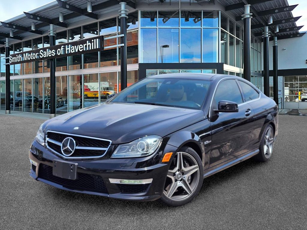 Black 2015 Mercedes-Benz C-Class C 63 AMG Coupe Coupe Rear-Wheel Drive 7-Speed Automatic