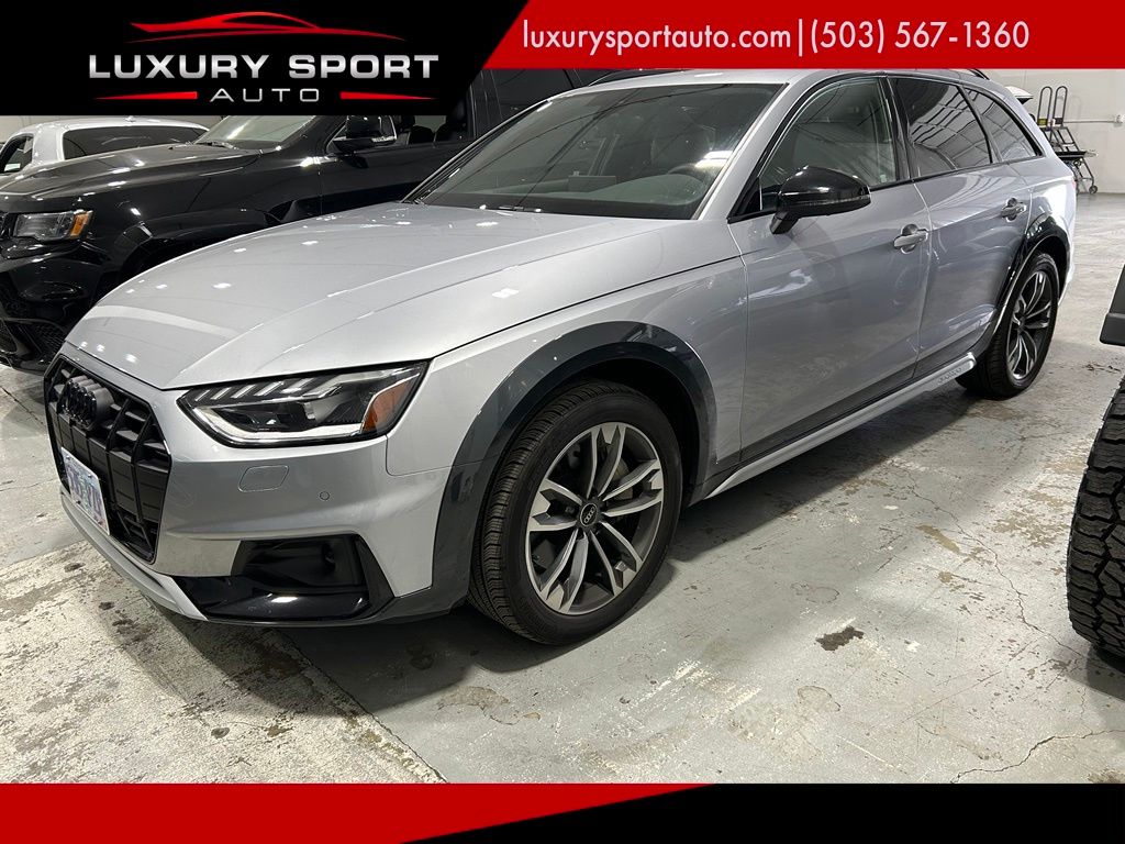 Silver 2024 Audi A4 Allroad Wagon All-Wheel Drive 7-Speed Automatic