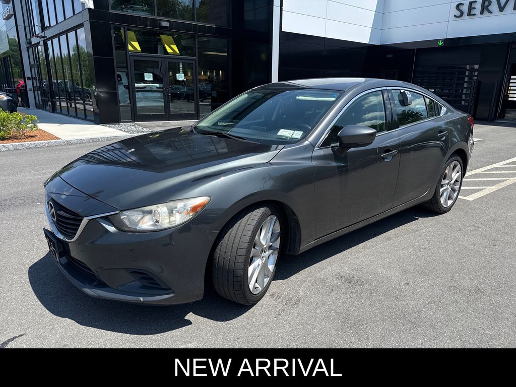 Machine Gray Metallic 2017 Mazda MAZDA6 Touring Sedan FWD Sedan Front-Wheel Drive 6-Speed Automatic