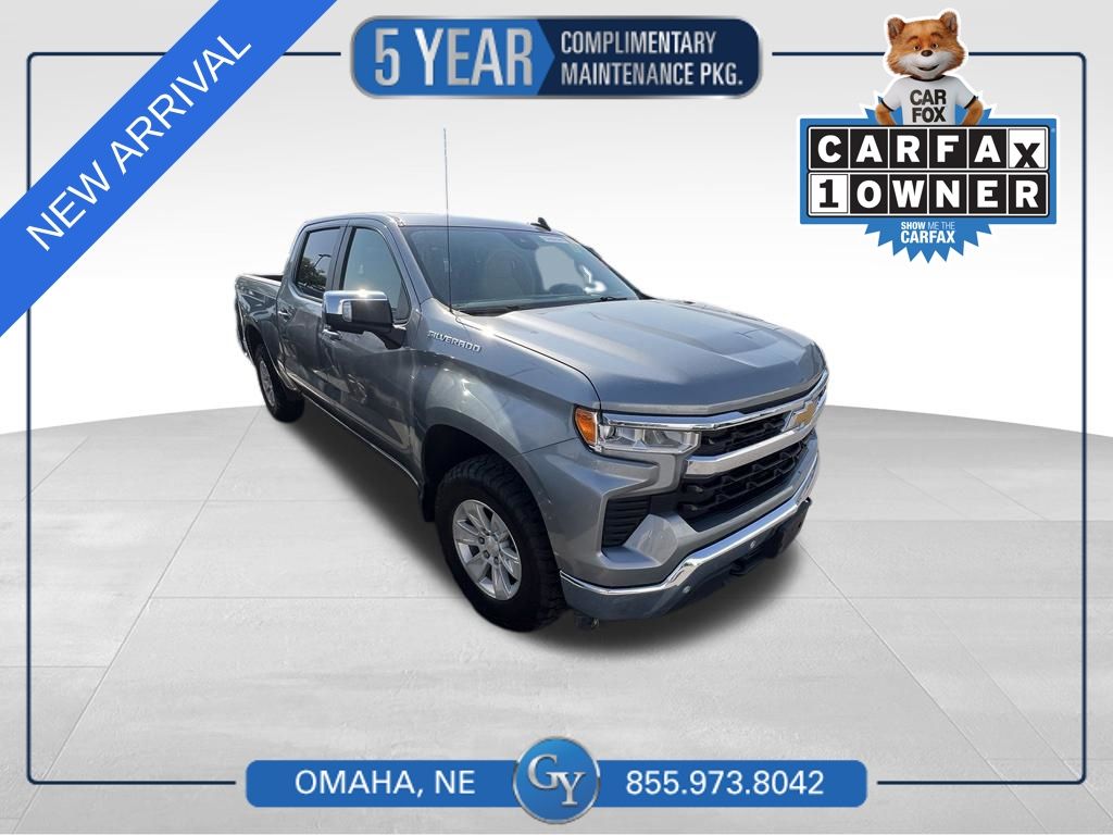 Sterling Gray Metallic 2024 Chevrolet Silverado 1500 Pickup Truck Four-Wheel Drive 8-Speed Automatic