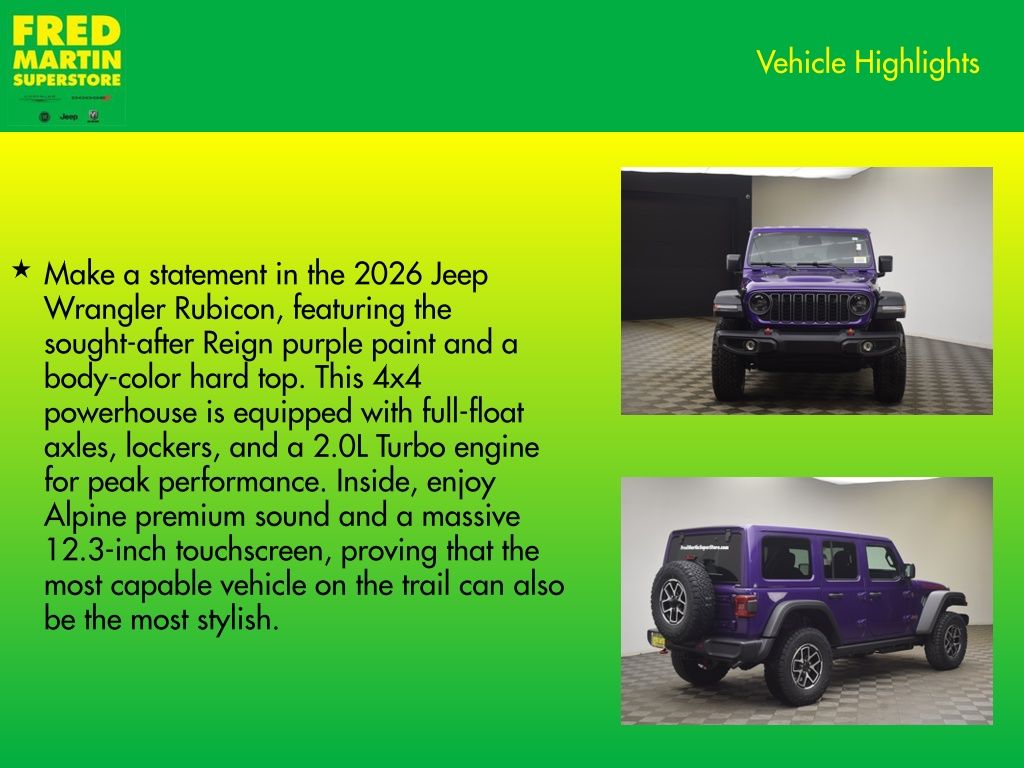 new 2026 Jeep Wrangler car, priced at $50,131