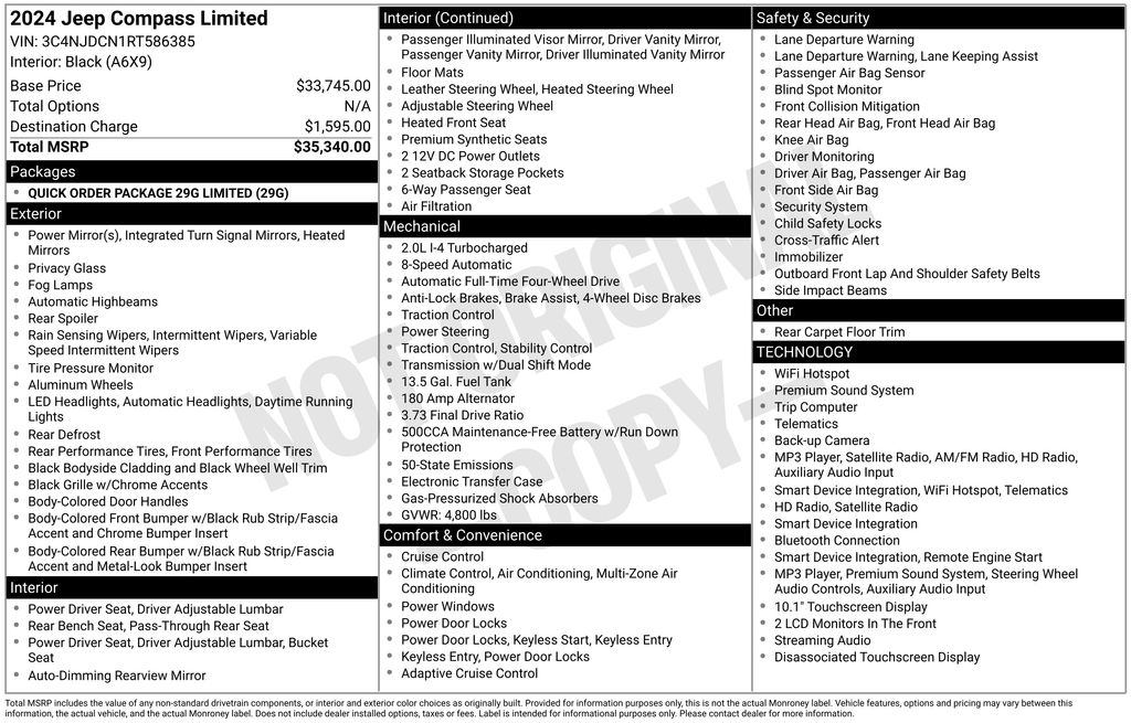 Used 2024 Jeep Compass SUV