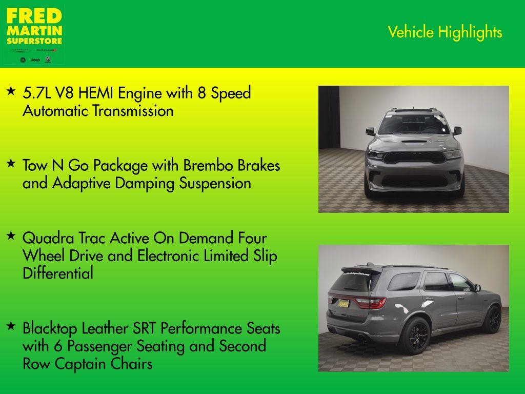 new 2026 Dodge Durango car, priced at $61,500