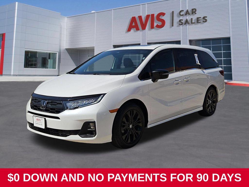 White 2025 Honda Odyssey Minivan Front-Wheel Drive Automatic