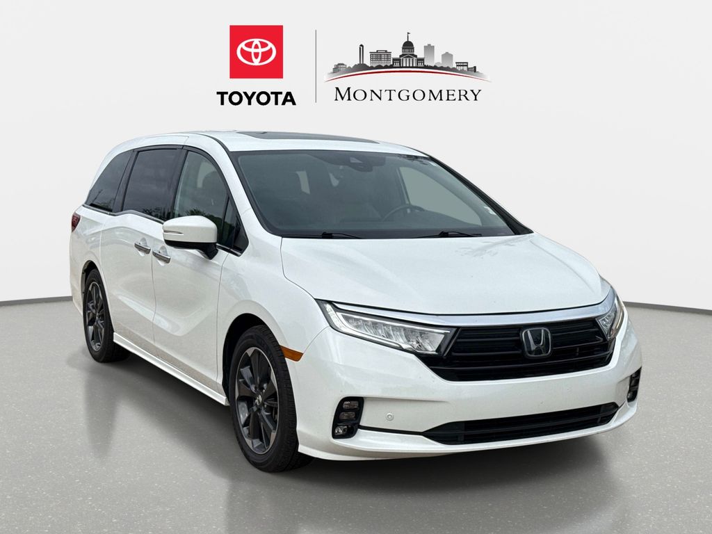 Platinum White Pearl 2022 Honda Odyssey Elite FWD Minivan Front-Wheel Drive Automatic