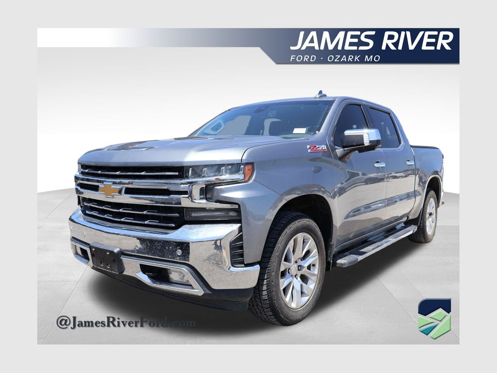 Gray (Satin Steel Metallic) 2020 Chevrolet Silverado 1500 Pickup Truck Four-Wheel Drive 8-Speed Automatic