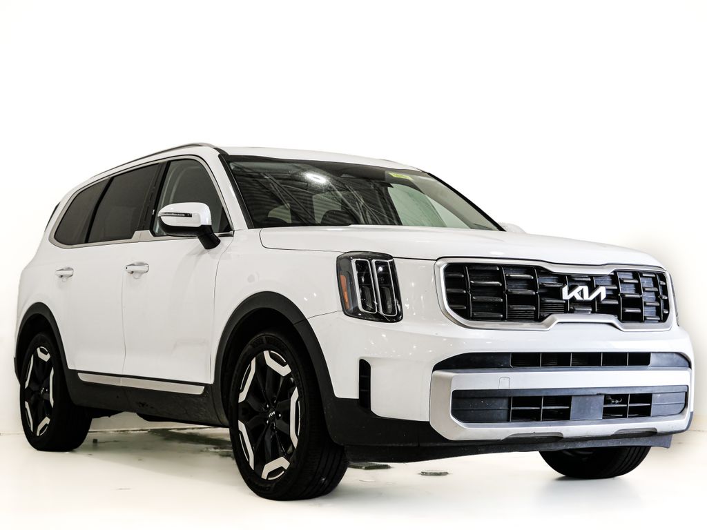Glacial White Pearl 2025 Kia Telluride SUV / Crossover Front-Wheel Drive 8-Speed Automatic
