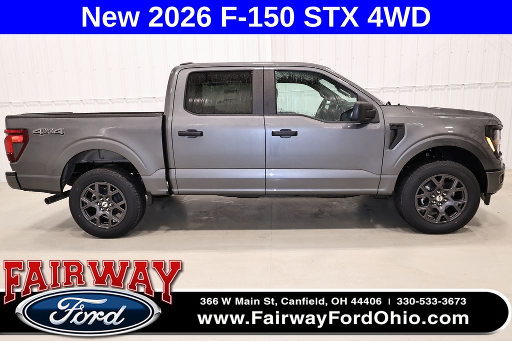 Carbonized Gray Metallic 2026 Ford F-150 Pickup Truck Four-Wheel Drive Automatic
