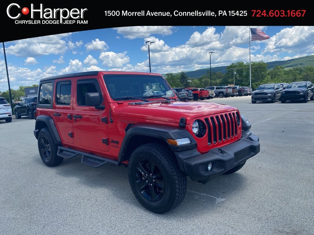 Firecracker Red Clearcoat 2022 Jeep Wrangler SUV / Crossover Four-Wheel Drive 8-Speed Automatic