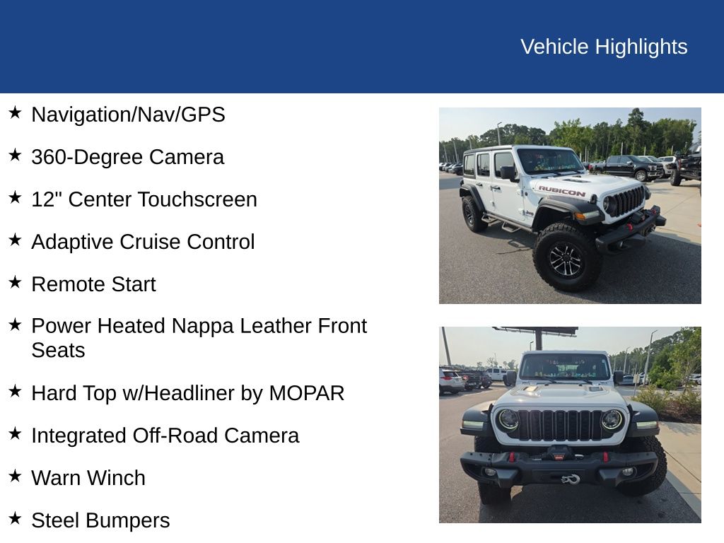 2024 Jeep Wrangler 4-Door Rubicon 4x4