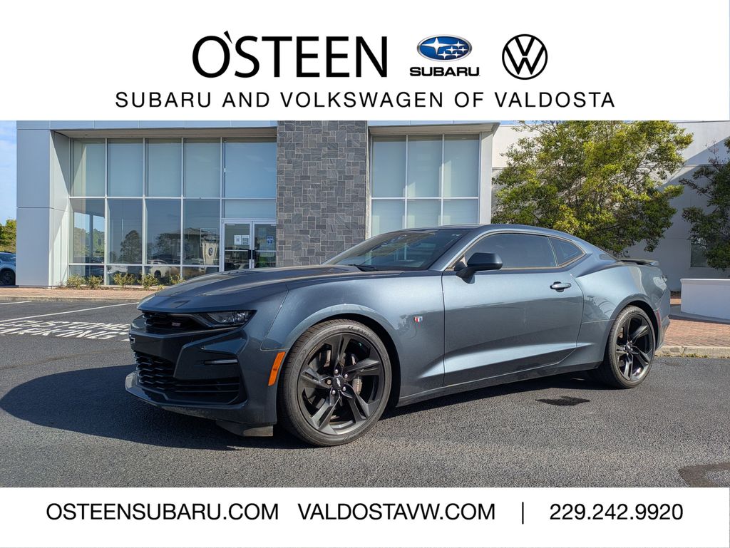 Shadow Gray Metallic 2019 Chevrolet Camaro 1SS Coupe RWD Coupe Rear-Wheel Drive 6-Speed Manual