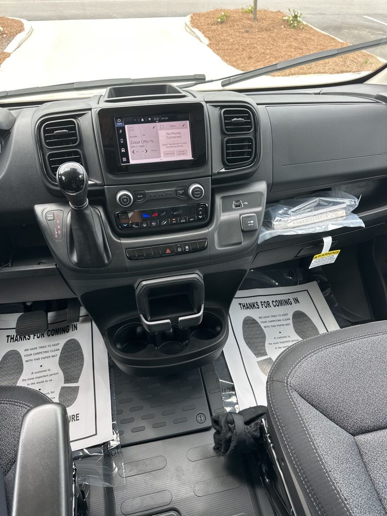 2023 Bright White Clearcoat Ram ProMaster Window Van High Roof FWD Van
