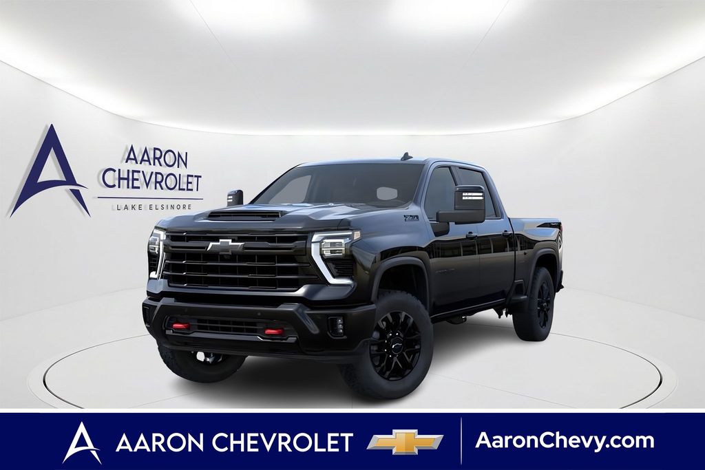 Black 2026 Chevrolet Silverado 2500HD Pickup Truck Four-Wheel Drive Automatic