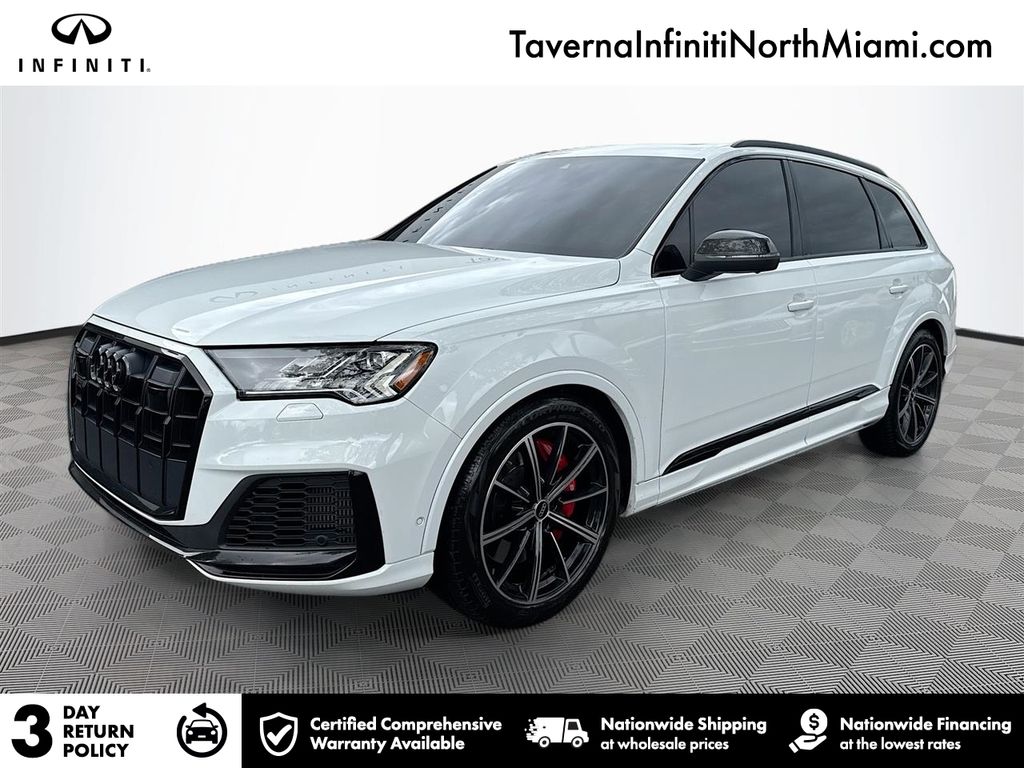 Glacier White 2022 Audi SQ7 4.0T quattro Prestige SUV / Crossover All-Wheel Drive 8-Speed Automatic