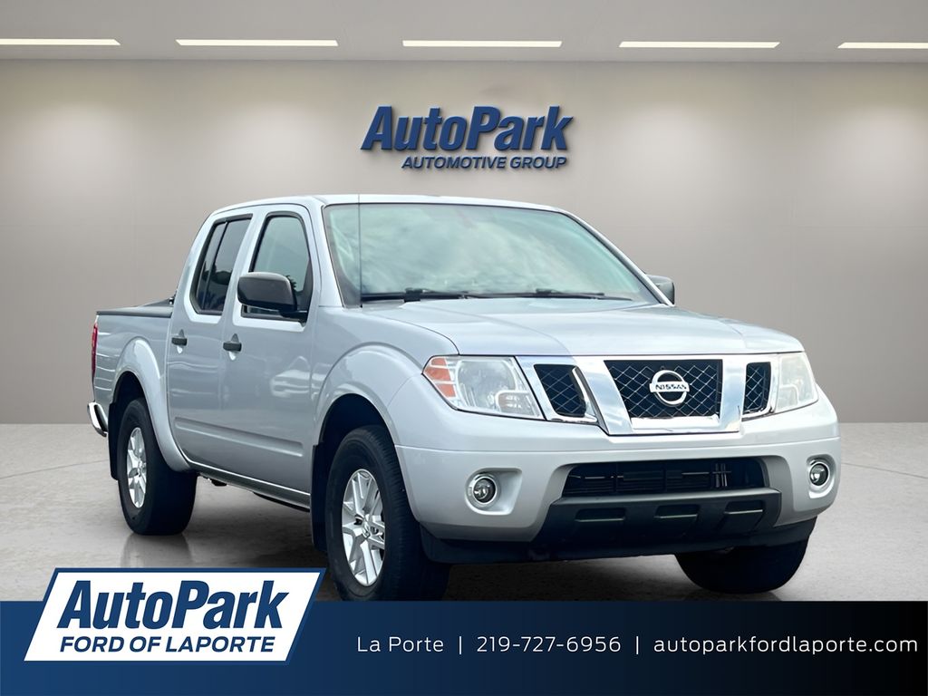 Brilliant Silver 2017 Nissan Frontier Pickup Truck Four-Wheel Drive 5-Speed Automatic Overdrive