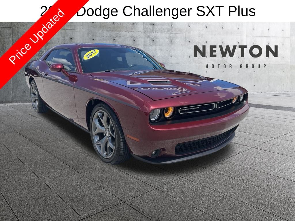 Red 2017 Dodge Challenger Coupe Rear-Wheel Drive 8-Speed Automatic