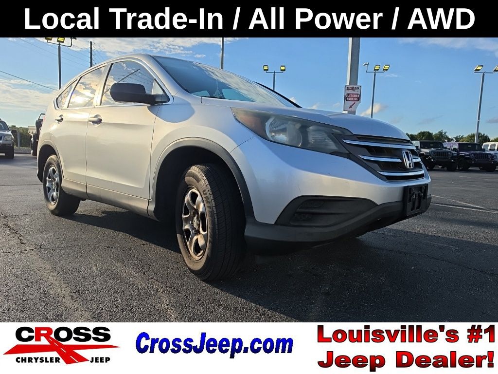 Alabaster Silver Metallic 2014 Honda CR-V SUV / Crossover All-Wheel Drive 5-Speed Automatic