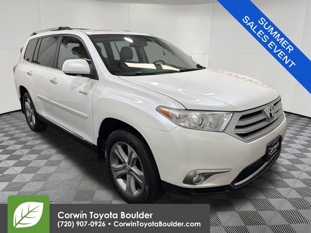 White (Blizzard Pearl) 2012 Toyota Highlander SUV / Crossover All-Wheel Drive 5-Speed Automatic Overdrive