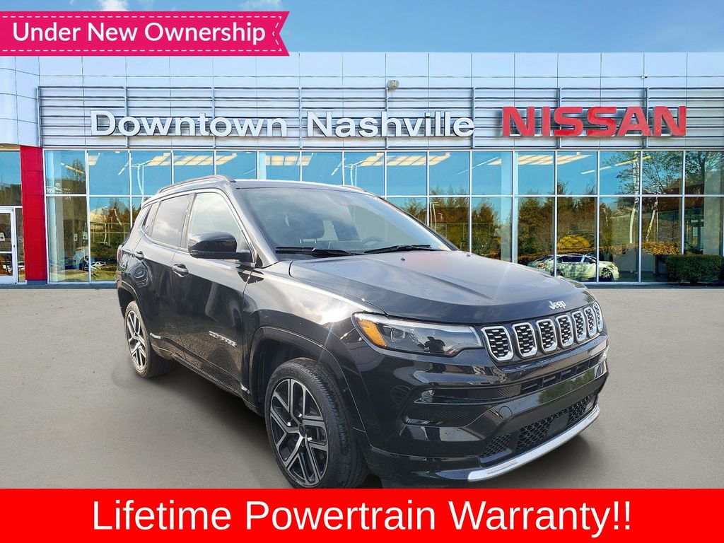 Diamond Black 2025 Jeep Compass SUV / Crossover Four-Wheel Drive 8-Speed Automatic
