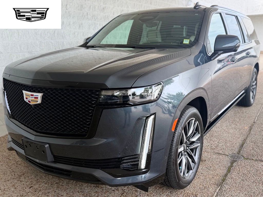 Shadow Metallic 2021 Cadillac Escalade ESV SUV / Crossover Four-Wheel Drive Automatic