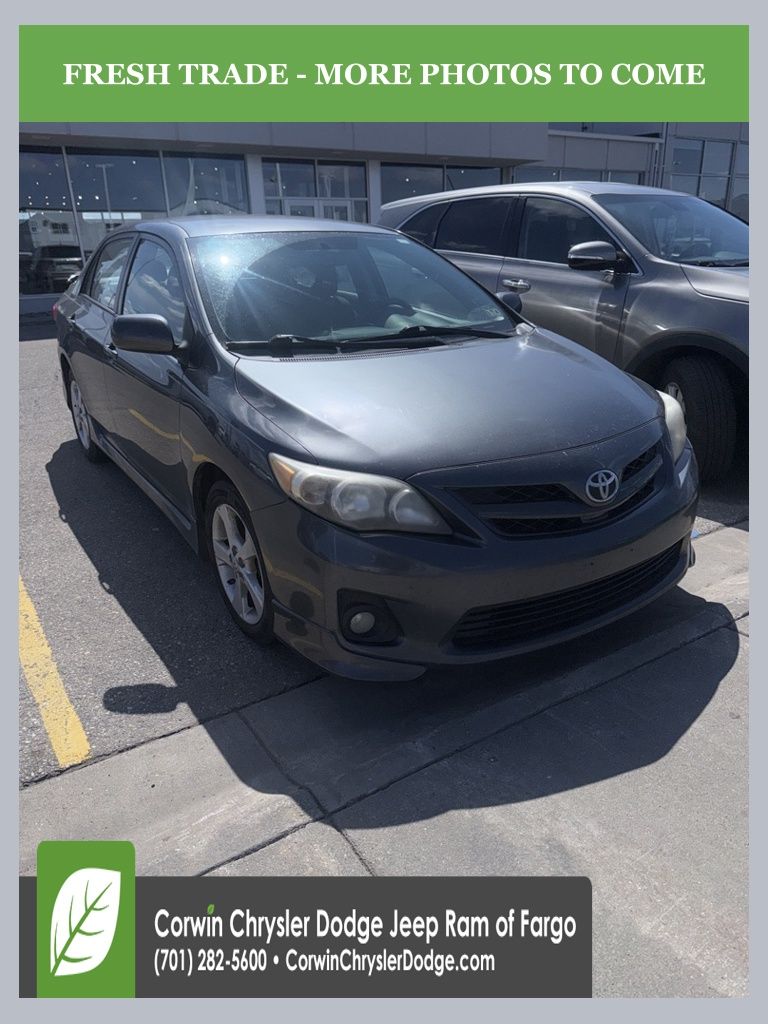 Gray 2011 Toyota Corolla S Sedan Front-Wheel Drive 4-Speed Automatic